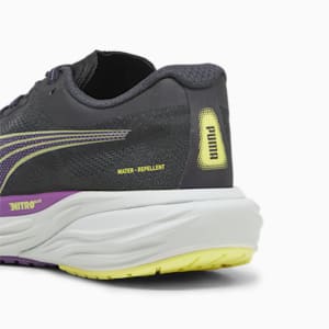 Tenis para correr Deviate NITRO™ 2 para mujer, PUMA Black-Purple Pop-Yellow Burst, extralarge